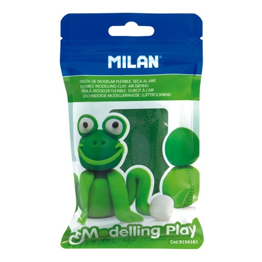 [MIL9154161] Pasta de modelar Modelling Play seca al aire, verde