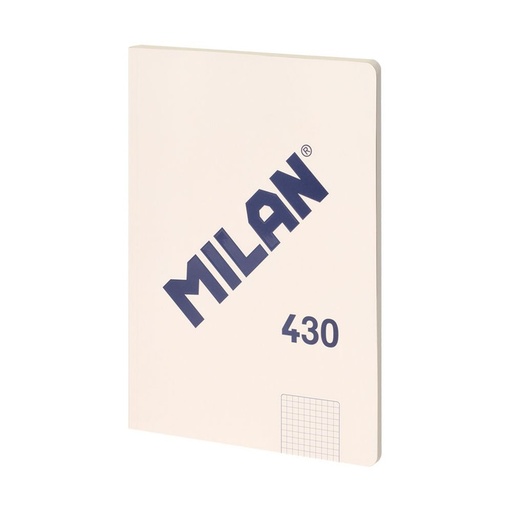 [MIL57243-G48-B] Libreta encolada, papel cuadriculado, 48 hojas A4, serie 1918, azul