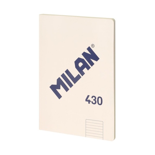 [MIL57242-G48-BG] Libreta encolada, papel pautado, 48 hojas A4, serie 1918, beige