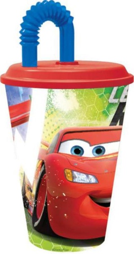 [S22930] STOR VASO CAÑA EASY 430 ML. CARS RACERS EDGE