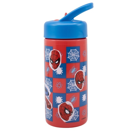 [S74731] STOR BOTELLA PP PLAYGROUND 410 ML SPIDERMAN ARACHNID GRID 74731