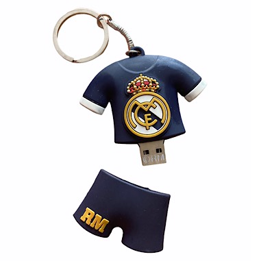 [USB-03-RM] Pendrive Rubber 16gb Camiseta Real Madrid