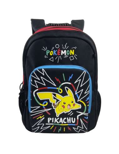[MC-352-PK] Pokémon  Colorful  Mochila  Escolar 44x33x5cm
