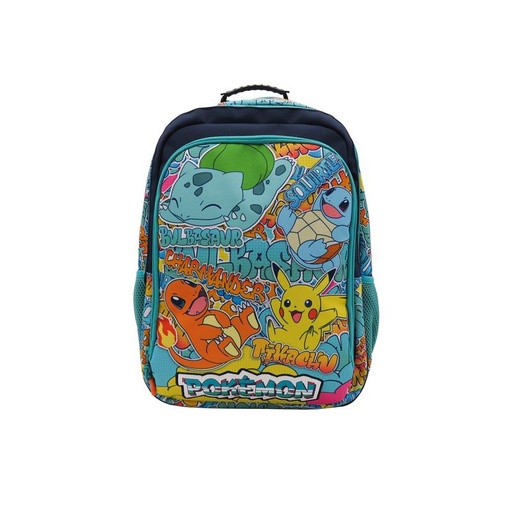 [MC-392-PK] POKÉMON MOCHILA ESCOLAR ADAPTABLE A TROLLEY - URBAN COLORS