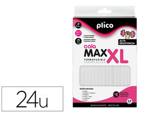 [PLI1654] Cola Termofusible Max XL Alta Resistencia 24 uds