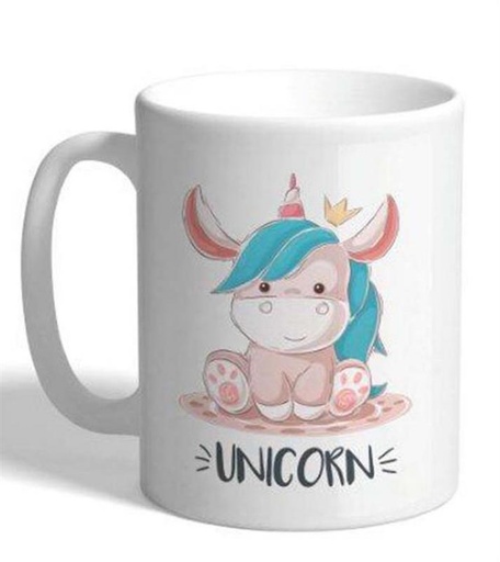 [HL-433] TAZA CERAMICA MUG PORCELANA UNICORN