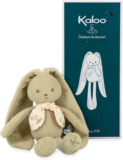 [K218014] PELUCHE CONEJITO MUÑECA VERDE 25CM K218014