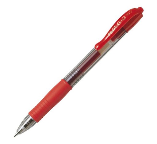 [122772] PIL ROLLER GEL RETRAC.G-2 ROJO BL-G2-7-R