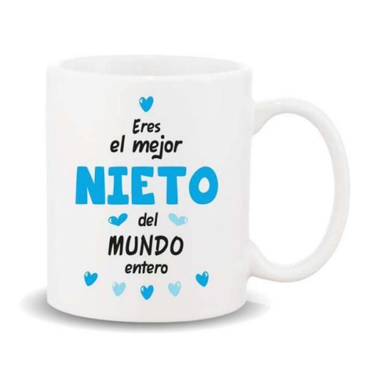 [HL-607] TAZA CERAMICA con Mensaje. Modelo mi Familia"Nieto"