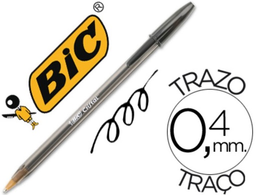 [120003] BOLIGRAFO BIC CRISTAL NEGRO 8373639