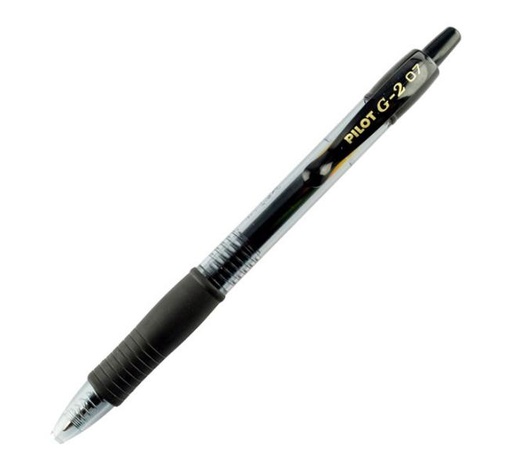[122770] PIL ROLLER GEL RETRAC.G-2 NEGRO BL-G2-7-B 