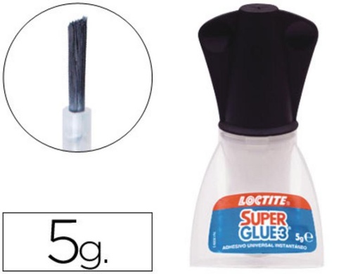 [2055430] PEGAMENTO LOCTITE SUPERGLUE-3 PINCEL 5GR