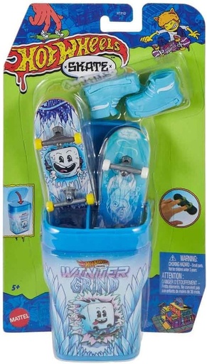 [446-HTP10-HVK77] HOT WHEELS SKATE CAJA DE CHICLES CON 2 MONOPATINES HTP10 HVK77