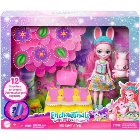 [020-HLK85] ENCHANTIMALS  BUNNY-BABY BEST 020-HLK85
