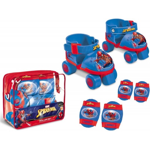 [MON18390] SET PATINES + PROTECCIONES SPIDERMAN MONDO 18390