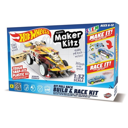 [MON51193] PULL BACK HOT WHEELS MAKER KIT MONDO 51193