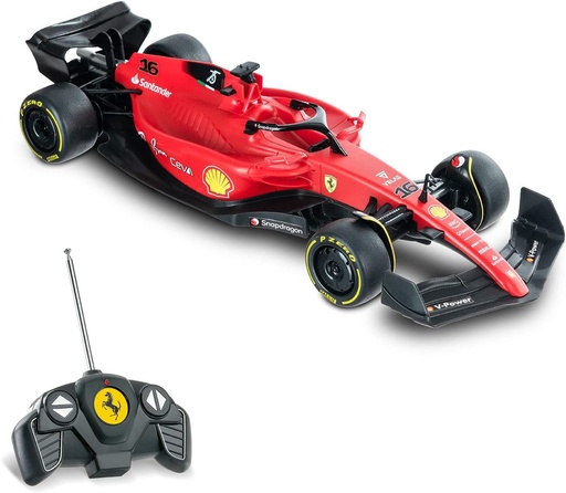 [MON63742] Mondo Motors - Ferrari F1-75 - Coche de Fórmula 1 radiocontrolado - Escala 1:18-2,4 GHz - Rojo - 63742