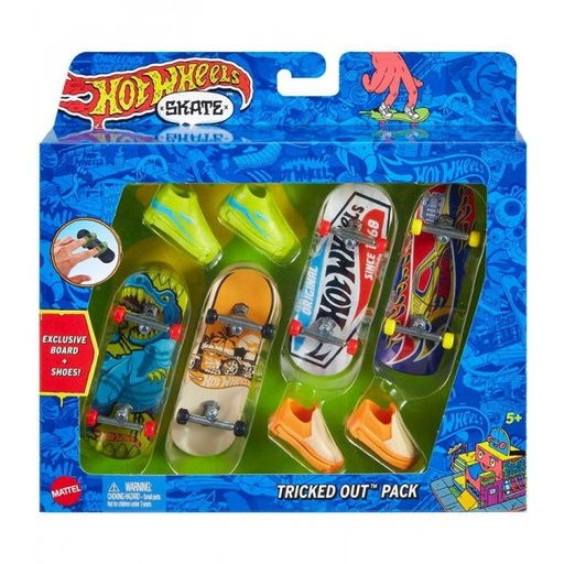 [020-HGT84] HOT WHEELS SKATE PACK 4 SURTIDO 020-HGT84