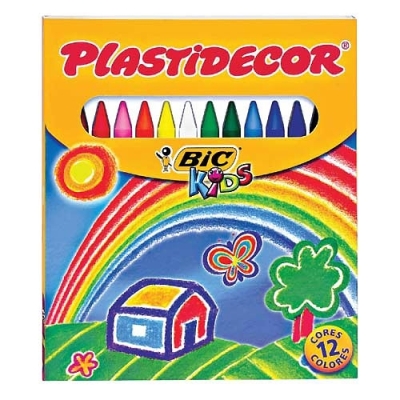 [8757702] BIC EST 12 PLASTIDECOR BLIST.CART. SURTIDOS