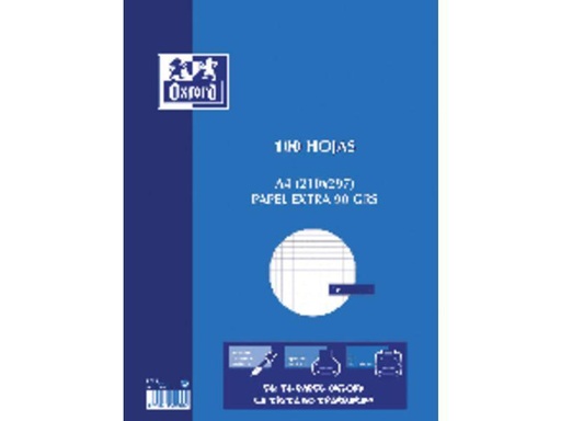 [100430215] oxford RESMILLERIA 100H A4 90G 4X4