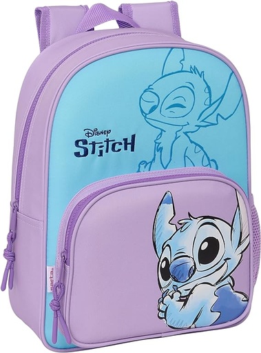 [612417185] MOCHILA INFANTIL ADAPT.CARRO STITCH "SWEET" 26x34x3cm