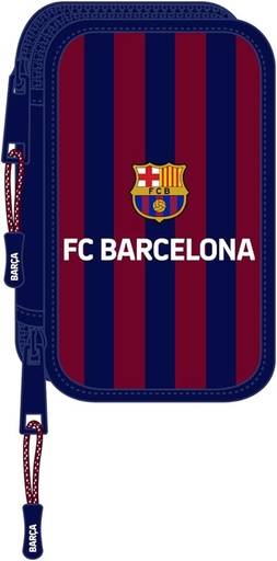 [412429854] PLUMIER DOBLE PQÑO 28 pcs F.C.BARCELONA 12.5x19.5x4cm