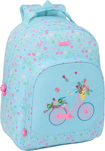 [642449305] MOCHILA ADAPT.CARRO RECICLADO SAFTA "BICICLETA" 29x44x3cm