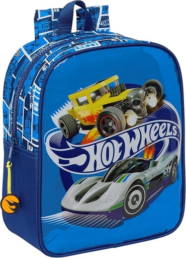[612438232] MOCHILA GUARDERIA ADAPT.CARRO HOT WHEELS "SONNY" SAFTA 612438232 33x25x3cm