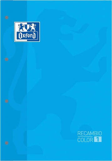 [400123679] RECAMBIO. oxfordORD A4 80H 5X5MM TURQUESA 90G 400123679