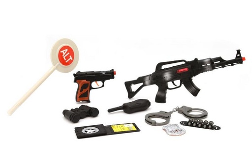 [GLO37513] POLICIAPLAYSET RIFLE+ ACCESORIOS GLOBO GLO37513