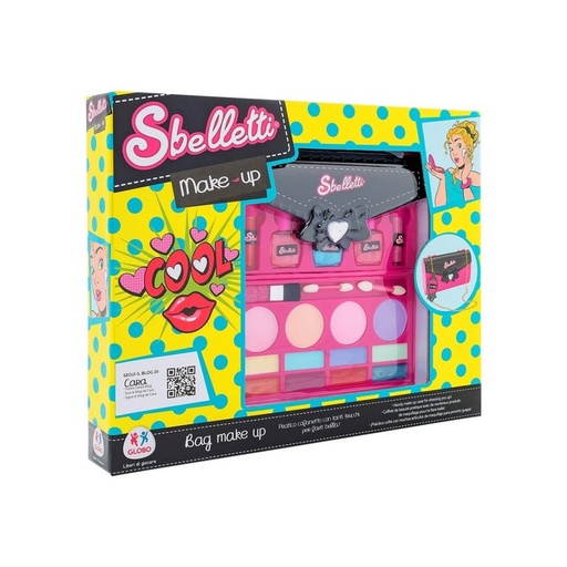 [GLO39051] BOLSO DE MANO CON MAQUILLAJE Y ESMALTE DE UÑAS
