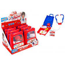 [GLO39286] MINI TROLLEY DOCTOR SET B/O W/LIGHT/SOUNDS 2 COL.