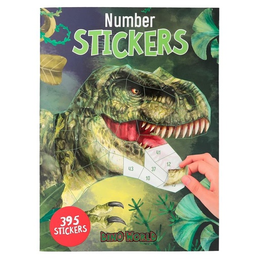 [TM0012487] Dino World  libro de pegatinas por núm 12487