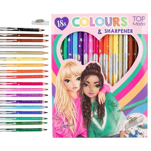 [TM0012215] TOPModel 18 lápices de colores con 0012215