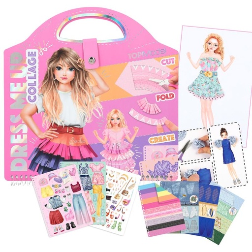 [TM0012379] TOPModel cuaderno collage Dress 0012379