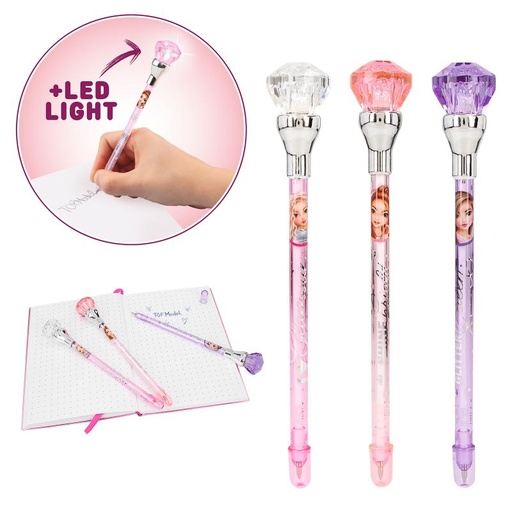 [TM0012617] TOPModel bolígrafo con luz GLITTE 0012617