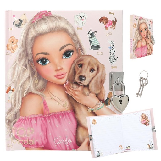 [TM0012958] TOPModel diario perrito KITTY and DO 12958