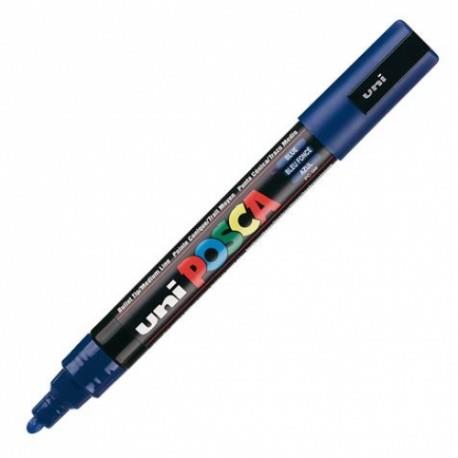 [PC5M0300] MARCADOR DE PINTURA UNI POSCA PC-5M AZUL OSCURO