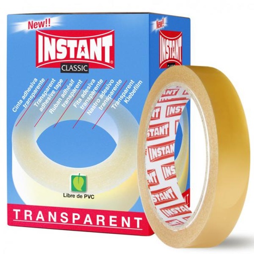 [IN62201] CINTA ADHESIVA 66m x 19mm TRANSPARENTE