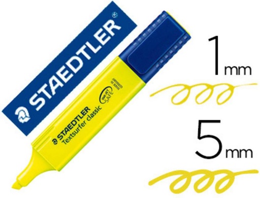 [364-1] MARCADOR FLUOR. TEXTSURFER STAEDTLER 364-1 AMAR
