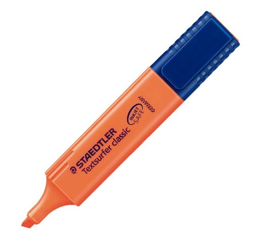 [364-4] MARCADOR FLUOR. TEXTSURFER STAEDTLER 364-4 NARAN