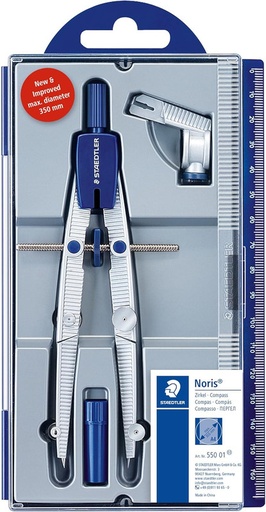 [550-01] COMPAS ESCOLAR STAEDTLER NORIS 550 01