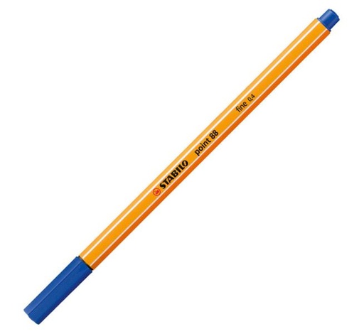 [88-14] Rotulador stabilo punta de fibra point 88 0,4 mm azul