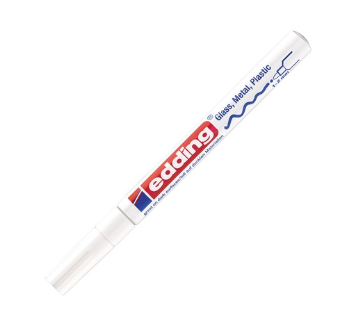 [751-049] MARCADOR PERMANENTE EDDING 751 BLANCO