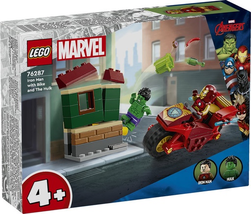 [LE76287] Iron Man con Moto y Hulk  LE76287