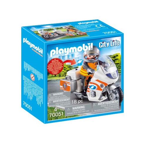[PL70051] Moto de Emergencias PLAYMOBIL 70051