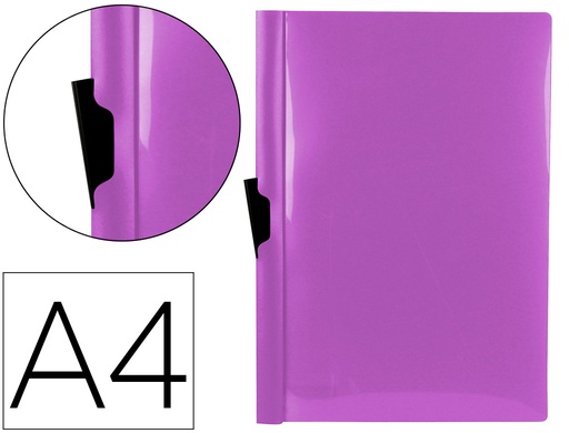 [DP23] LIDERPAPEL
Carpeta liderpapel dossier pinza lateral polipropileno din a4 rojo translucido 30 hojas pinza deslizante.