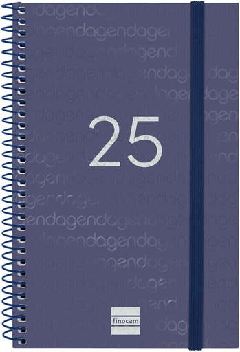 [741491025] AGENDA 25 FINOCAM YEAR 11.7X18.1 S/V AZUL CAT