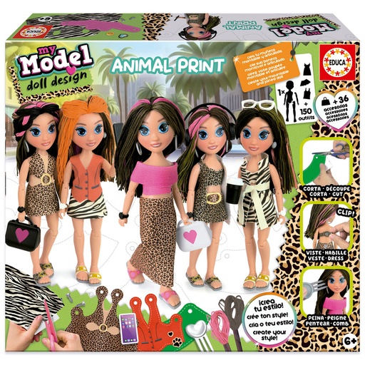 [E20098] MY MODEL.DOLL WILD PRINT FSC