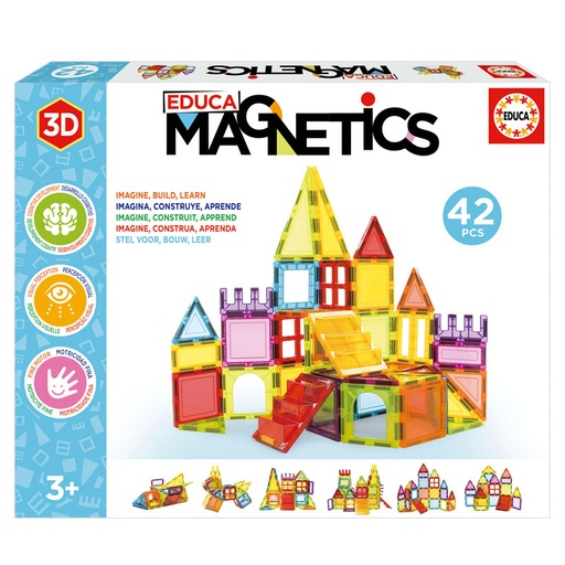 [E20023] 42PCS EDUCA MAGNETICS EDUCA 20023